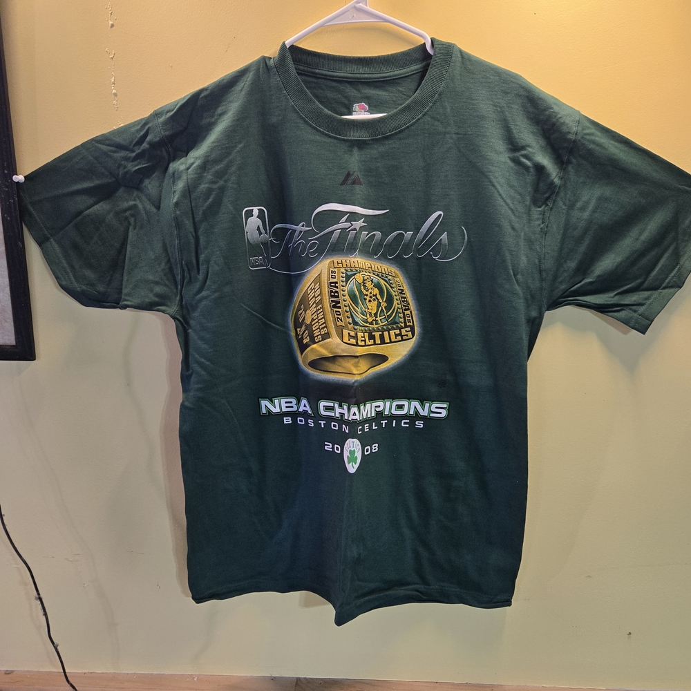 Green 2008 NBA Champions Boston Celtics T-Shirt